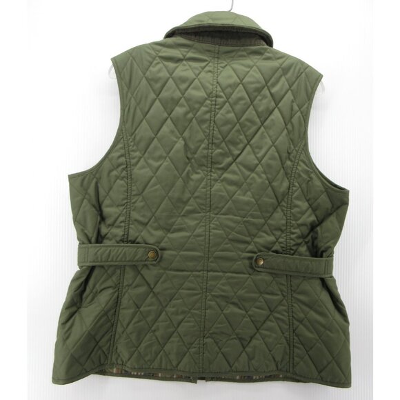 L.L. Bean Vest Large Quilted Jacket Riding Equestrian Outdoor * - Picture 8 of 13